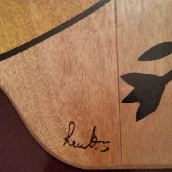 Kakadu handpainted wooden table runner - Picture 3 of 5